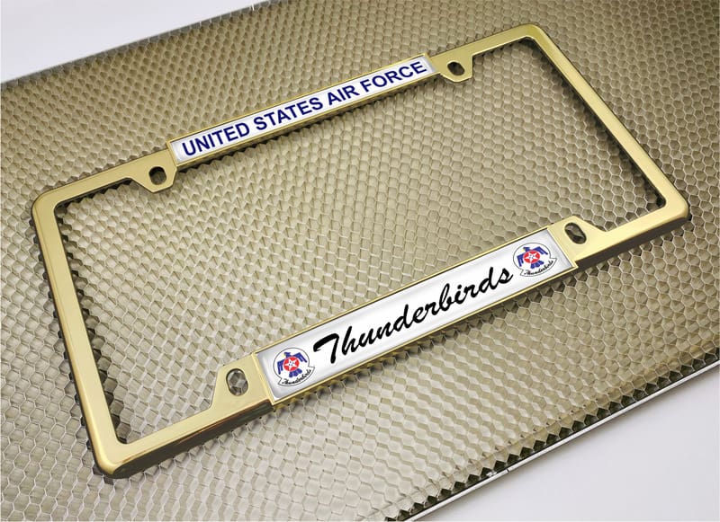 U.S. Air Force Thunderbirds - Car Metal License Plate Frame